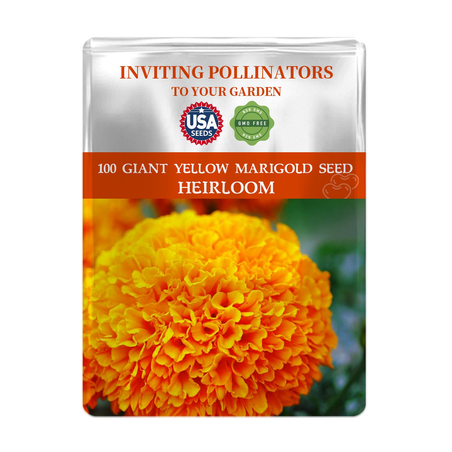 african marigolds seeds Giant Marigold Seeds(Varieties 1-2)