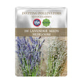 Seeds packet for Fragrant English Lavender Seeds Mix Colors with USA Seeds branding on a white background