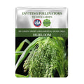 Seed packet for Green Drops Ornamental Grass with USA Seeds branding on a white background