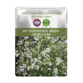 Seeds packet for Saponaria seeds with USA Seeds branding and flower image on a white background