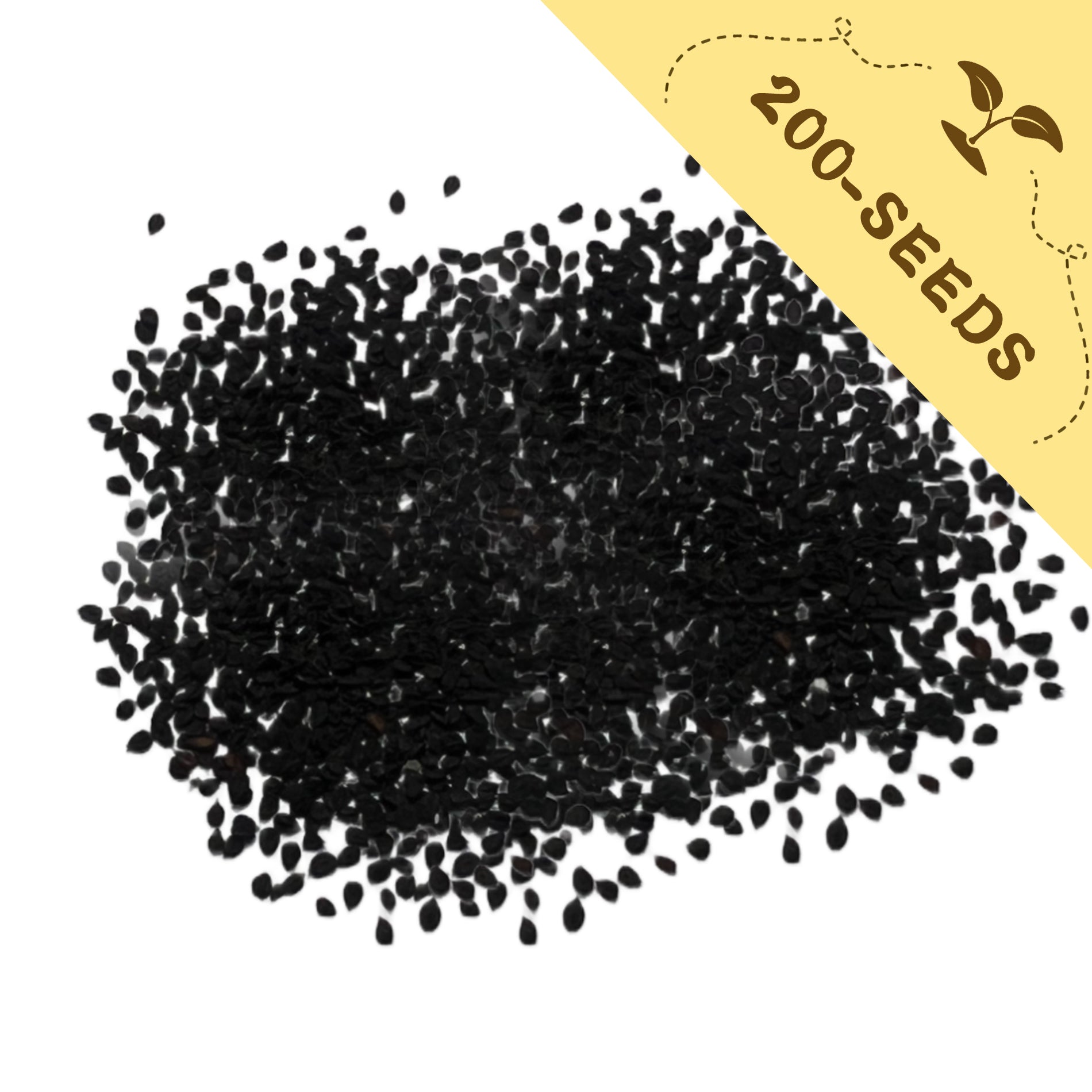 Sweet William Dianthus Seeds with a yellow label indicating '200-seeds' on a white background