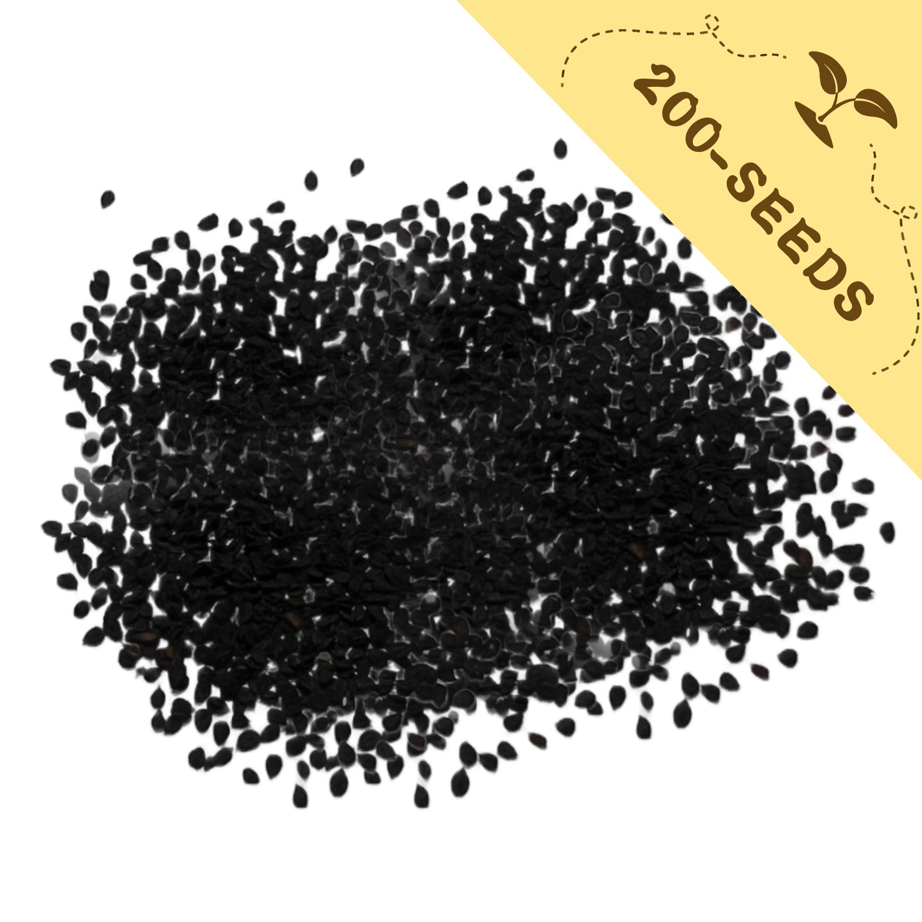 Sweet William Dianthus Seeds with a yellow label indicating '200-seeds' on a white background